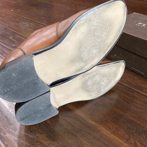 Florsheim men’s leather brown derby shoes size 8.5 main image 4